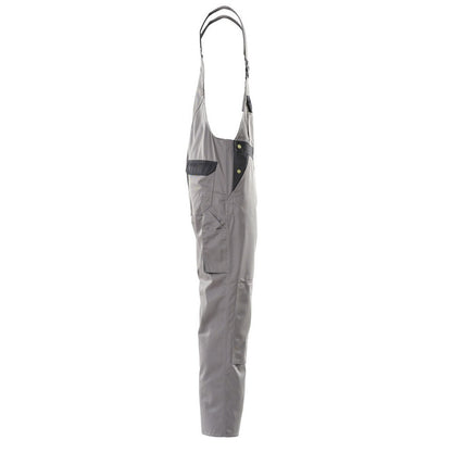 Anthracite-Black - Side - Mascot Mens Milano Bib And Brace Overall