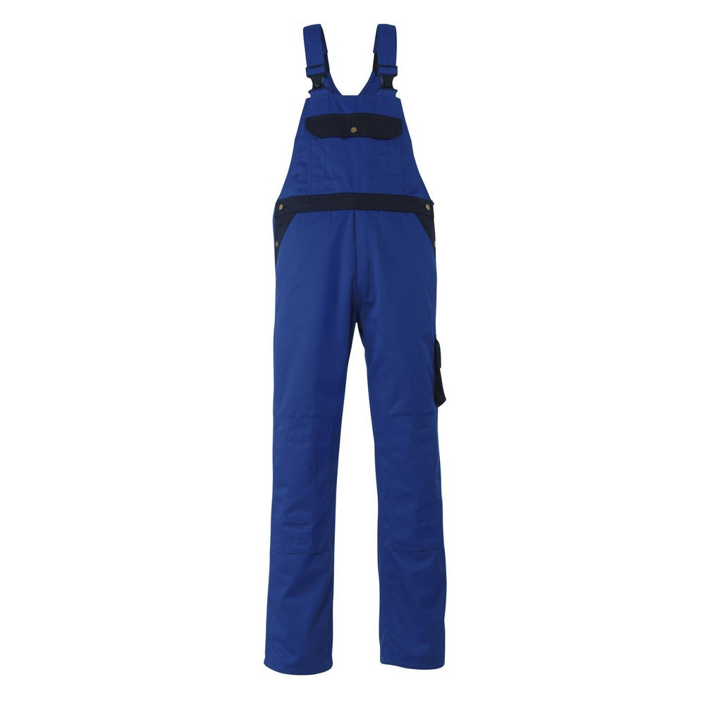 Royal Blue-Navy - Front - Mascot Mens Milano Bib And Brace Overall