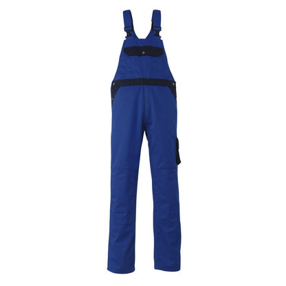 Royal Blue-Navy - Front - Mascot Mens Milano Bib And Brace Overall