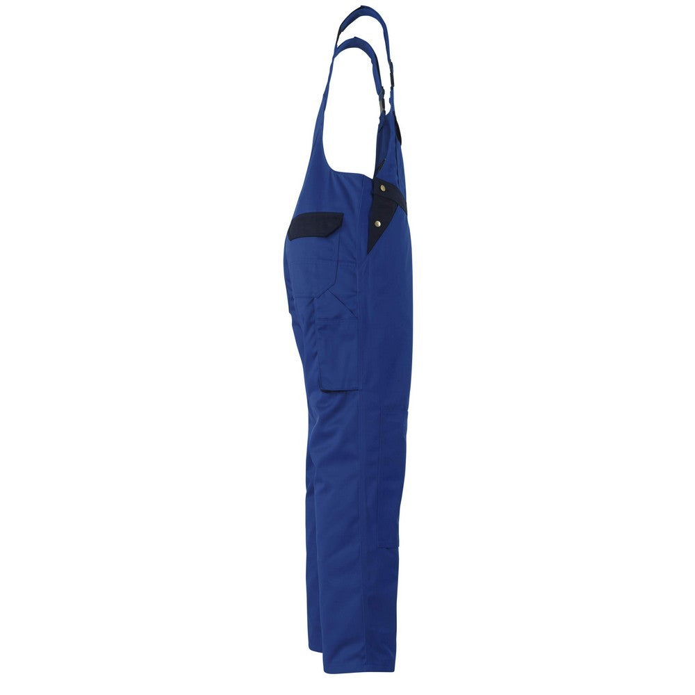 Royal Blue-Navy - Side - Mascot Mens Milano Bib And Brace Overall