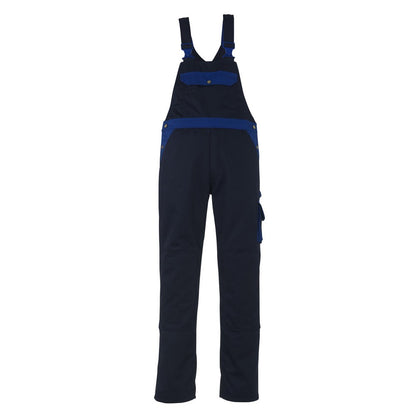 Navy-Royal Blue - Front - Mascot Mens Milano Bib And Brace Overall