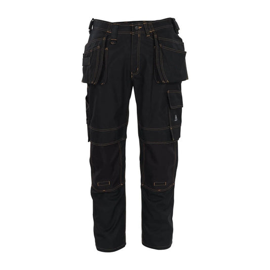 Black - Front - Mascot Mens Almada Young Work Trousers