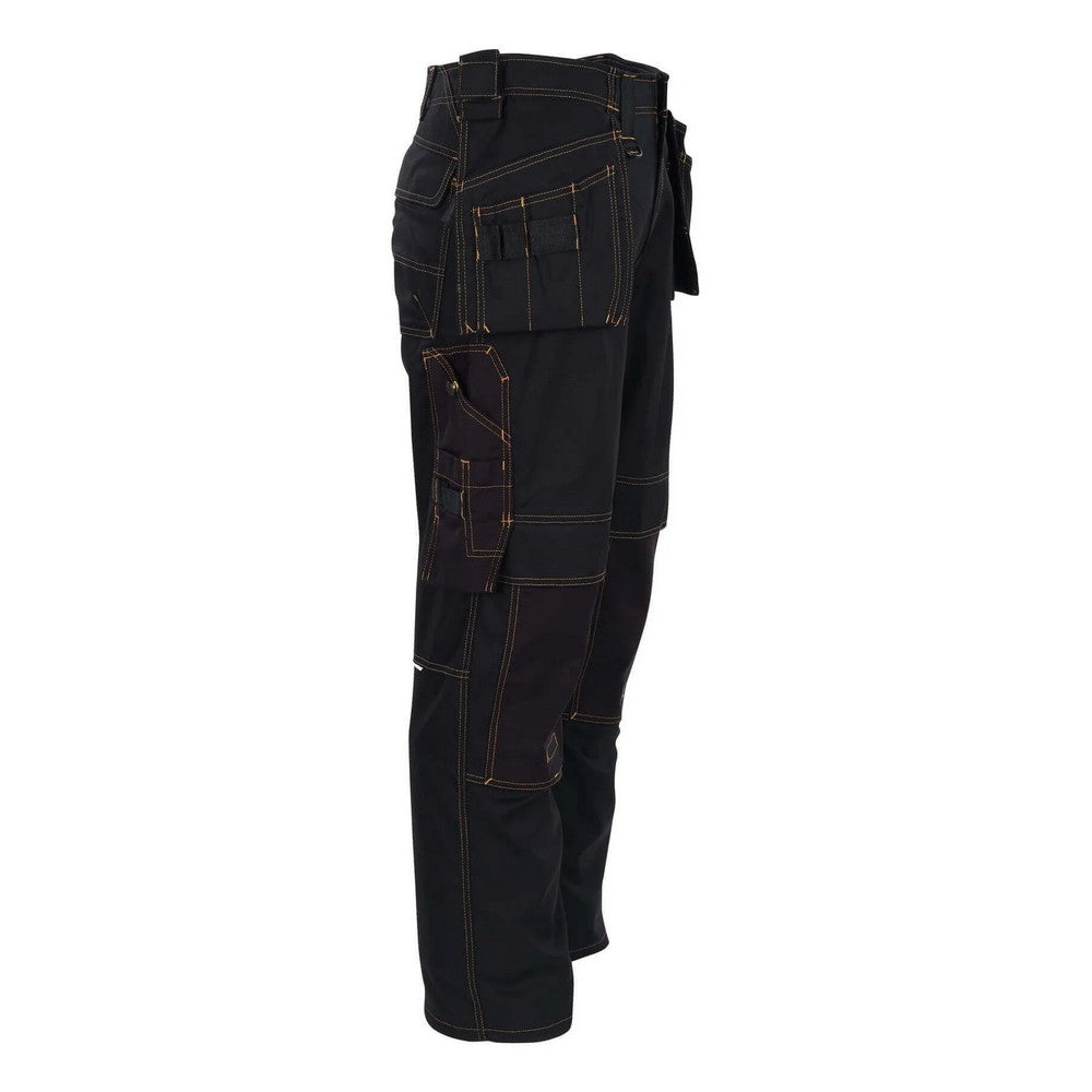 Black - Back - Mascot Mens Almada Young Work Trousers