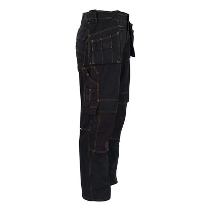 Black - Back - Mascot Mens Almada Young Work Trousers
