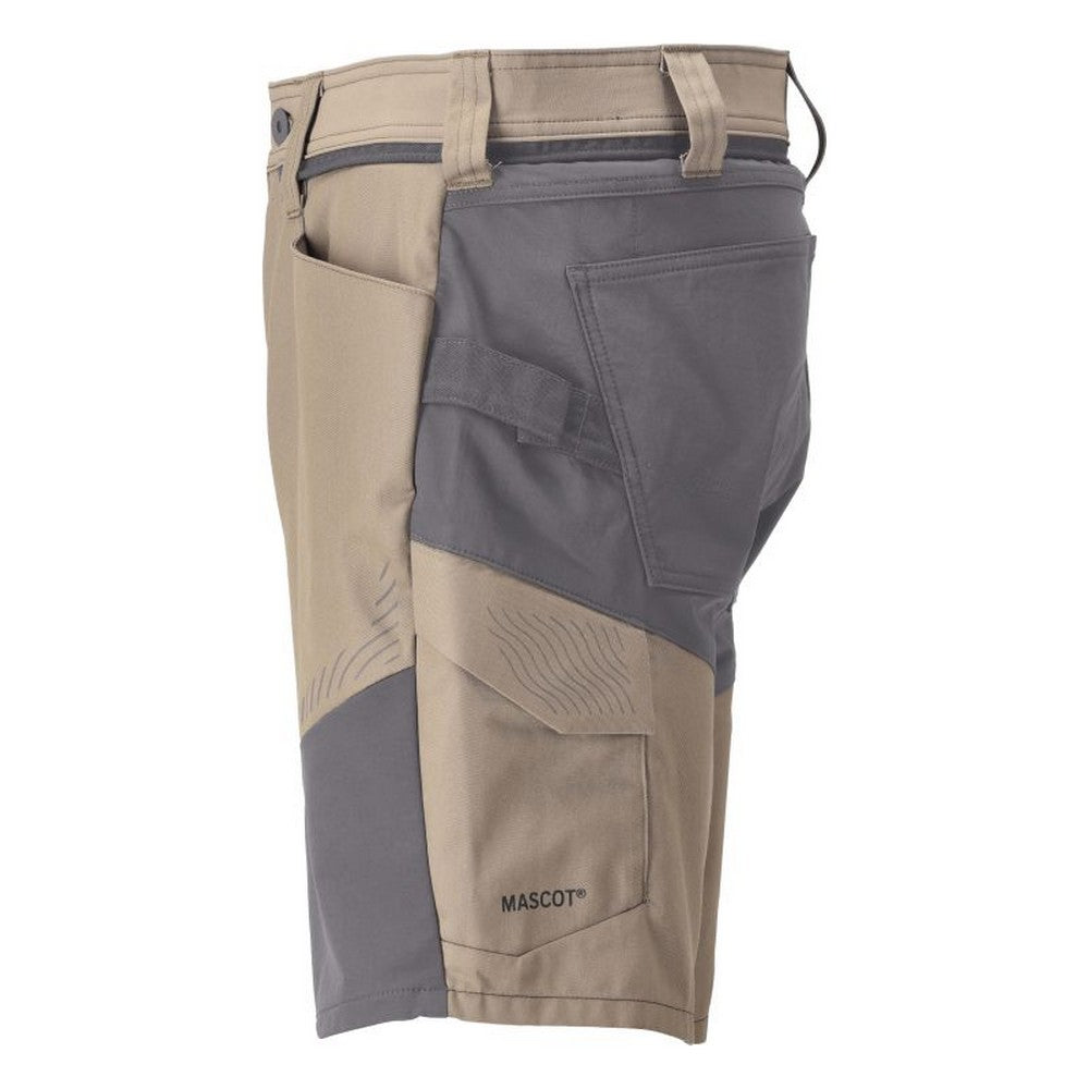 Dark Sand-Stone Grey - Lifestyle - Mascot Mens Customised Work Shorts