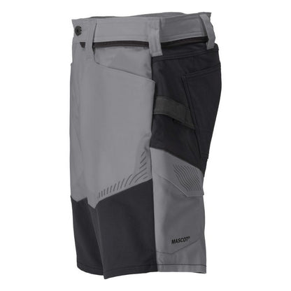 Stone Grey-Black - Lifestyle - Mascot Mens Customised Work Shorts
