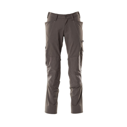 Dark Anthracite - Front - Mascot Mens Accelerate Knee Pad Pockets Work Trousers