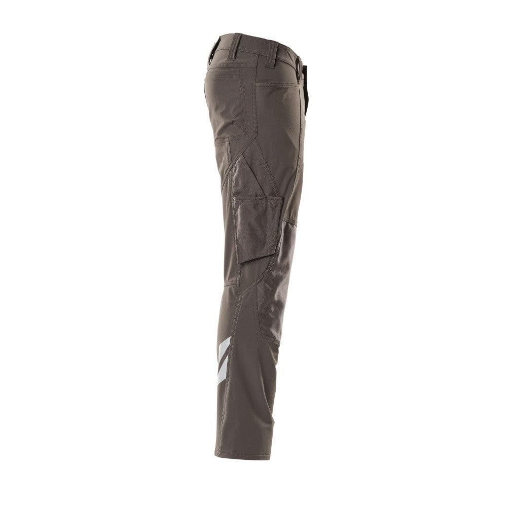 Dark Anthracite - Side - Mascot Mens Accelerate Knee Pad Pockets Work Trousers