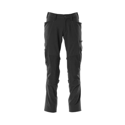 Black - Front - Mascot Mens Accelerate Knee Pad Pockets Work Trousers