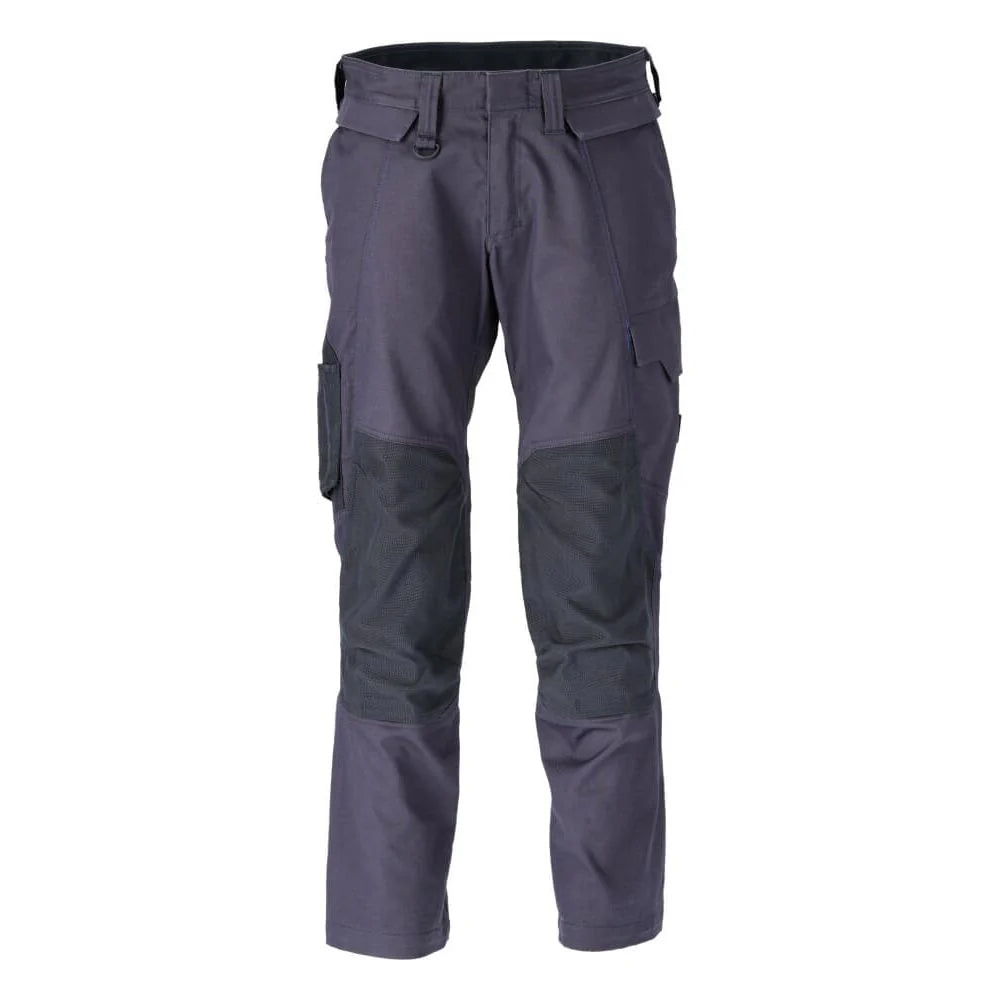 Dark Navy - Front - Mascot Mens Accelerate Knee Pad Pockets Work Trousers