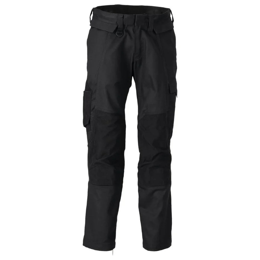 Black - Front - Mascot Mens Accelerate Knee Pad Pockets Work Trousers