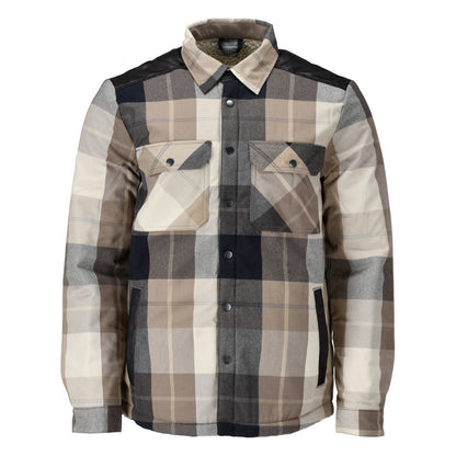Dark Sand - Front - Mascot Mens Customised Checked Pile Shirt