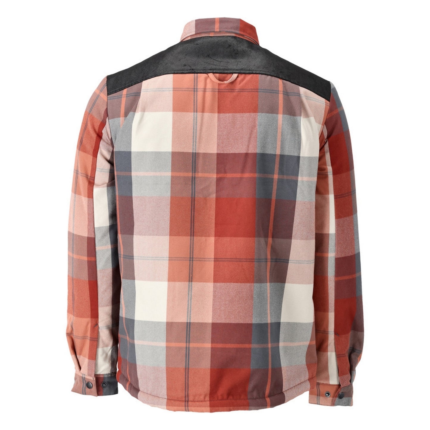 Autumn Red - Back - Mascot Mens Customised Checked Pile Shirt