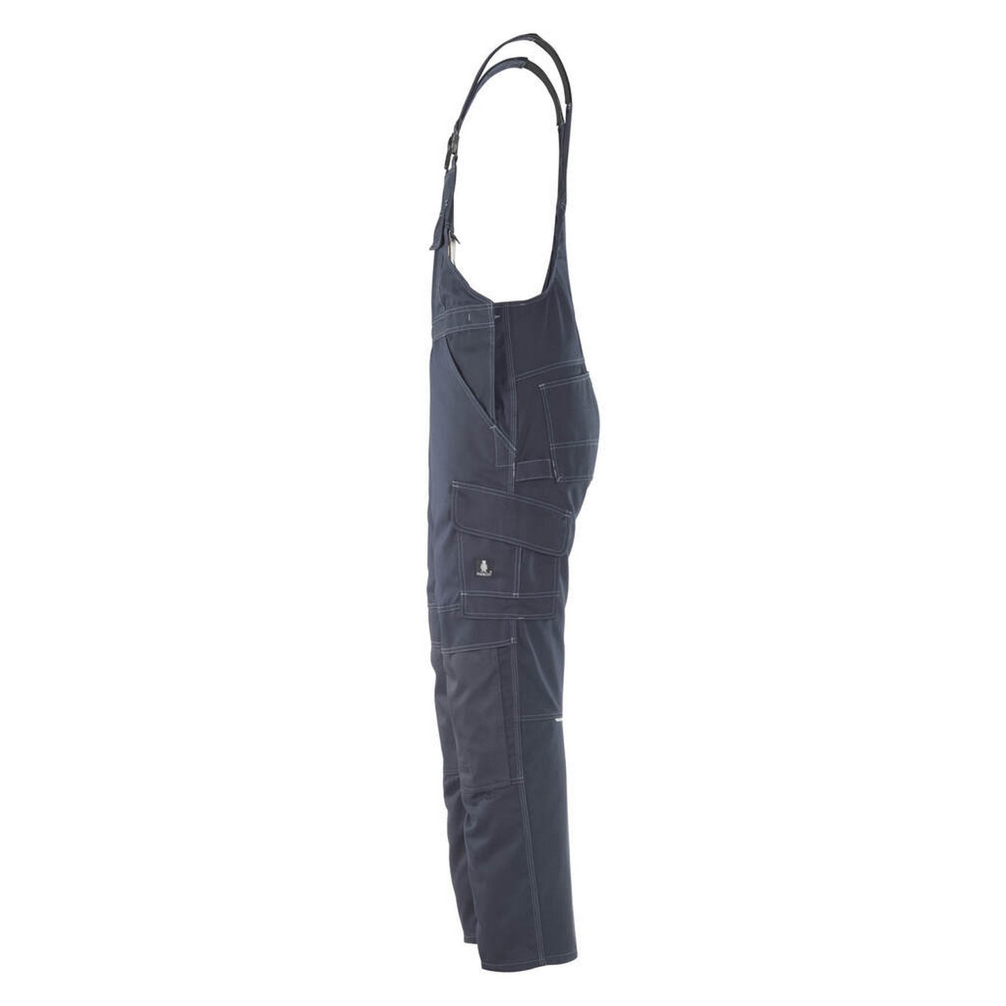Dark Navy - Lifestyle - Mascot Mens Industry Richmond Knee Pad Pockets Bib And Brace Trouser