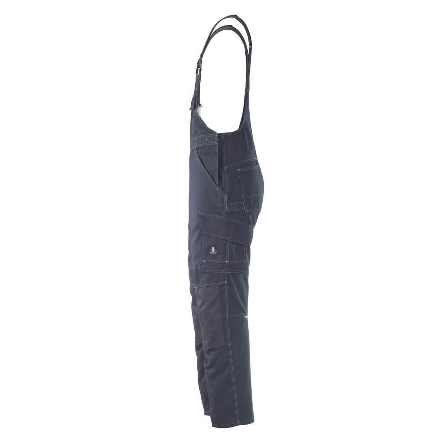 Dark Navy - Lifestyle - Mascot Mens Industry Richmond Knee Pad Pockets Bib And Brace Trouser