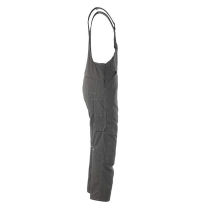 Dark Anthracite - Side - Mascot Mens Industry Richmond Knee Pad Pockets Bib And Brace Trouser