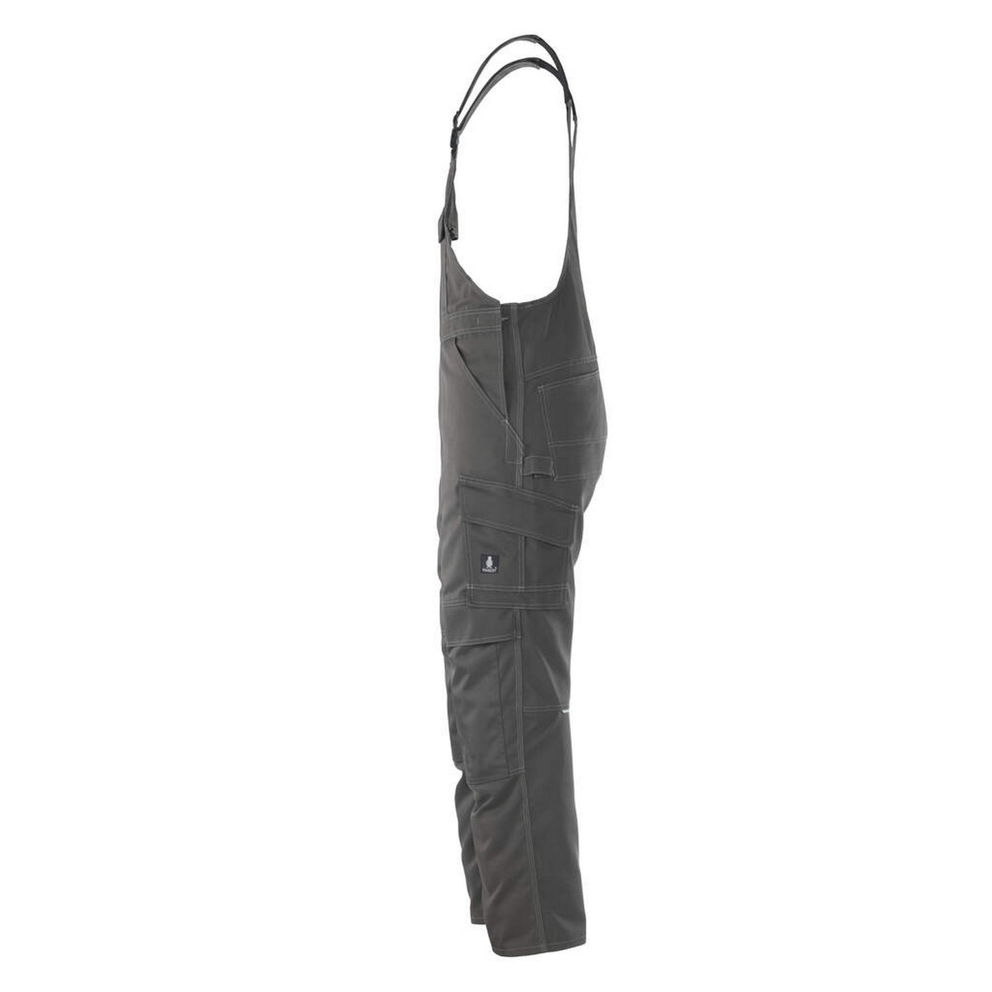 Dark Anthracite - Lifestyle - Mascot Mens Industry Richmond Knee Pad Pockets Bib And Brace Trouser