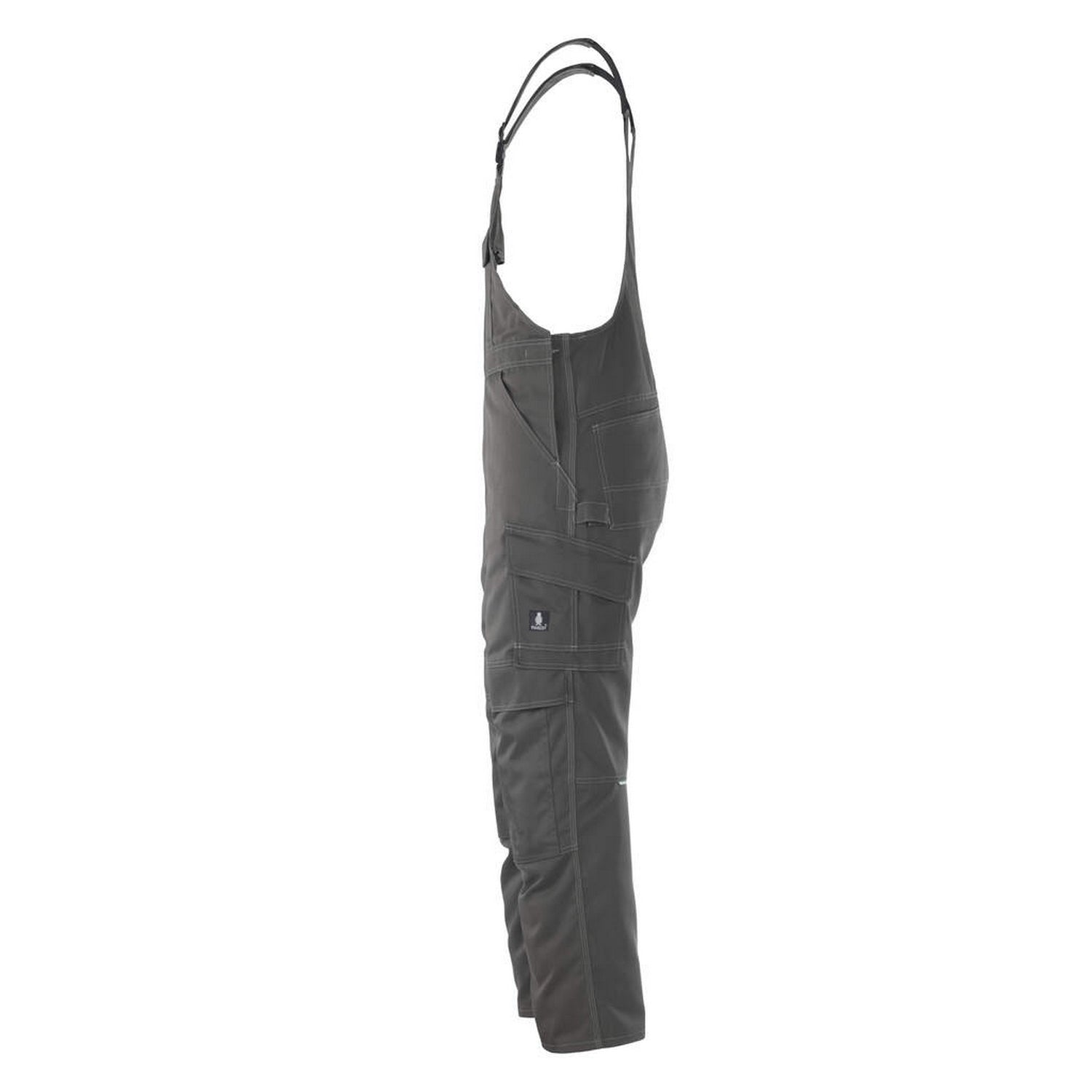 Dark Anthracite - Lifestyle - Mascot Mens Industry Richmond Knee Pad Pockets Bib And Brace Trouser