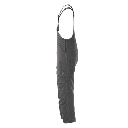 Dark Anthracite - Lifestyle - Mascot Mens Industry Richmond Knee Pad Pockets Bib And Brace Trouser