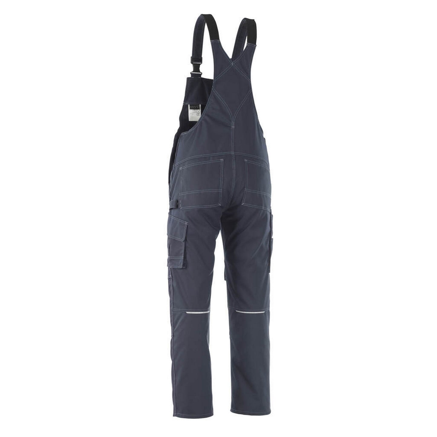 Dark Navy - Back - Mascot Mens Industry Richmond Knee Pad Pockets Bib And Brace Trouser