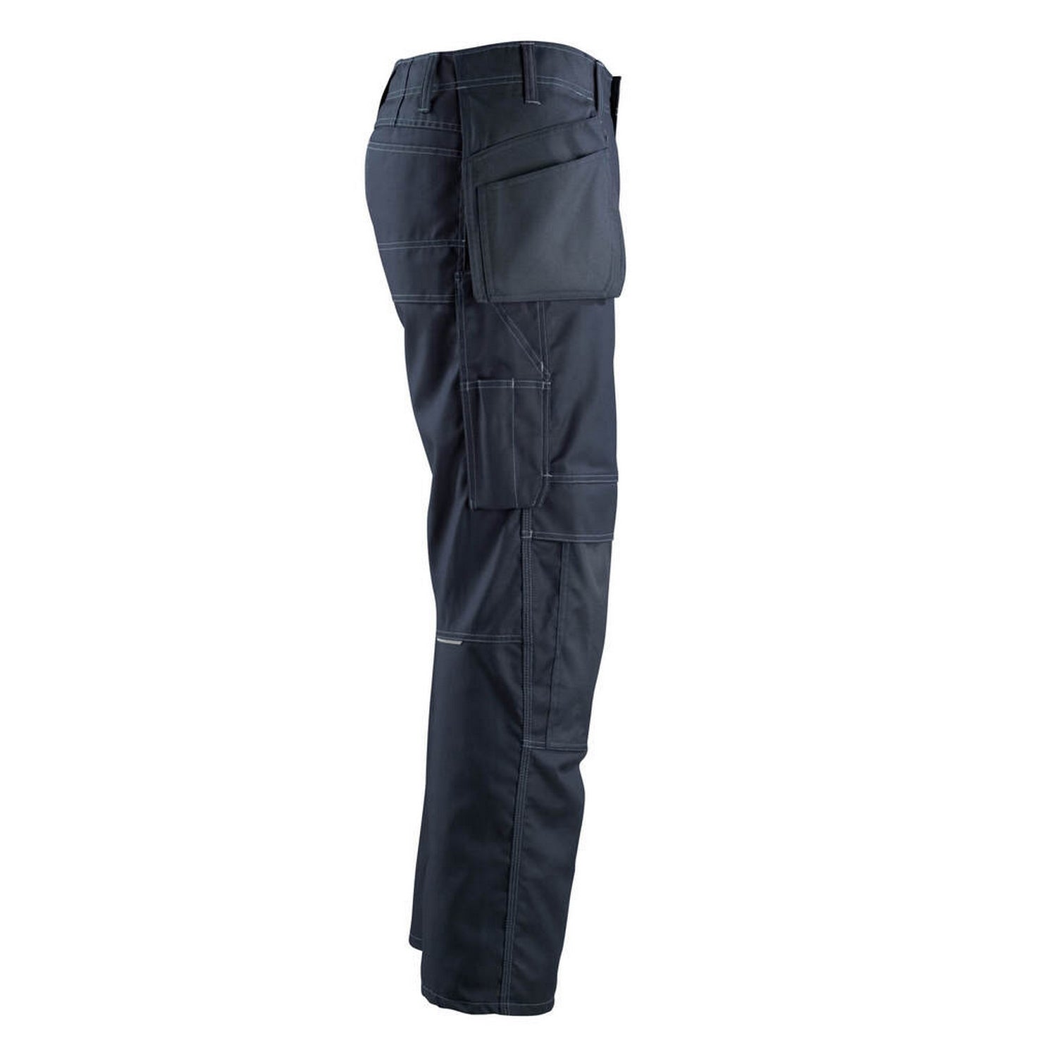 Dark Navy - Side - Mascot Mens Industry Holster Pocket Work Trousers