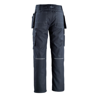 Dark Navy - Back - Mascot Mens Industry Holster Pocket Work Trousers