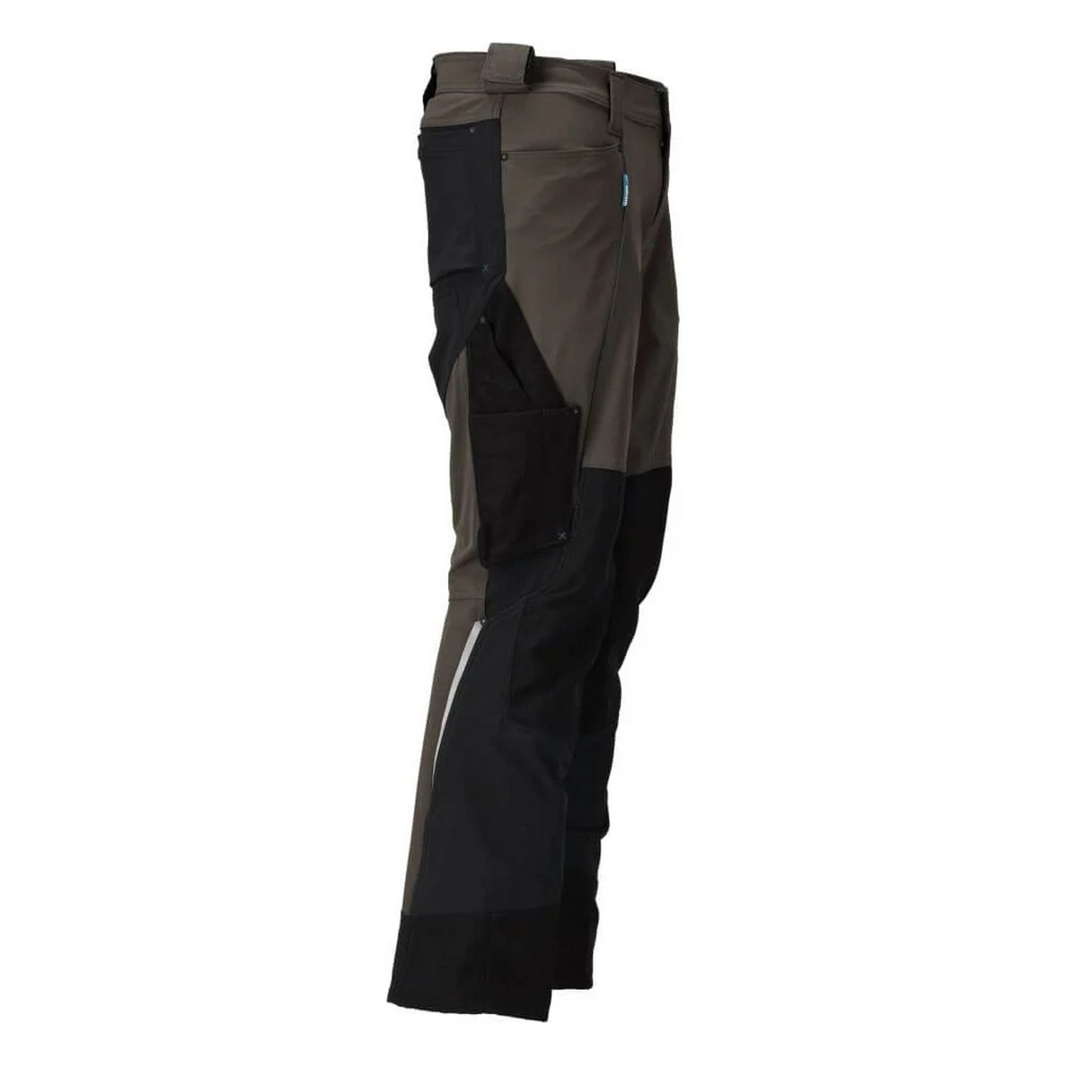 Dark Anthracite-Black - Back - Mascot Mens Advanced Knee Pad Pockets Work Trousers