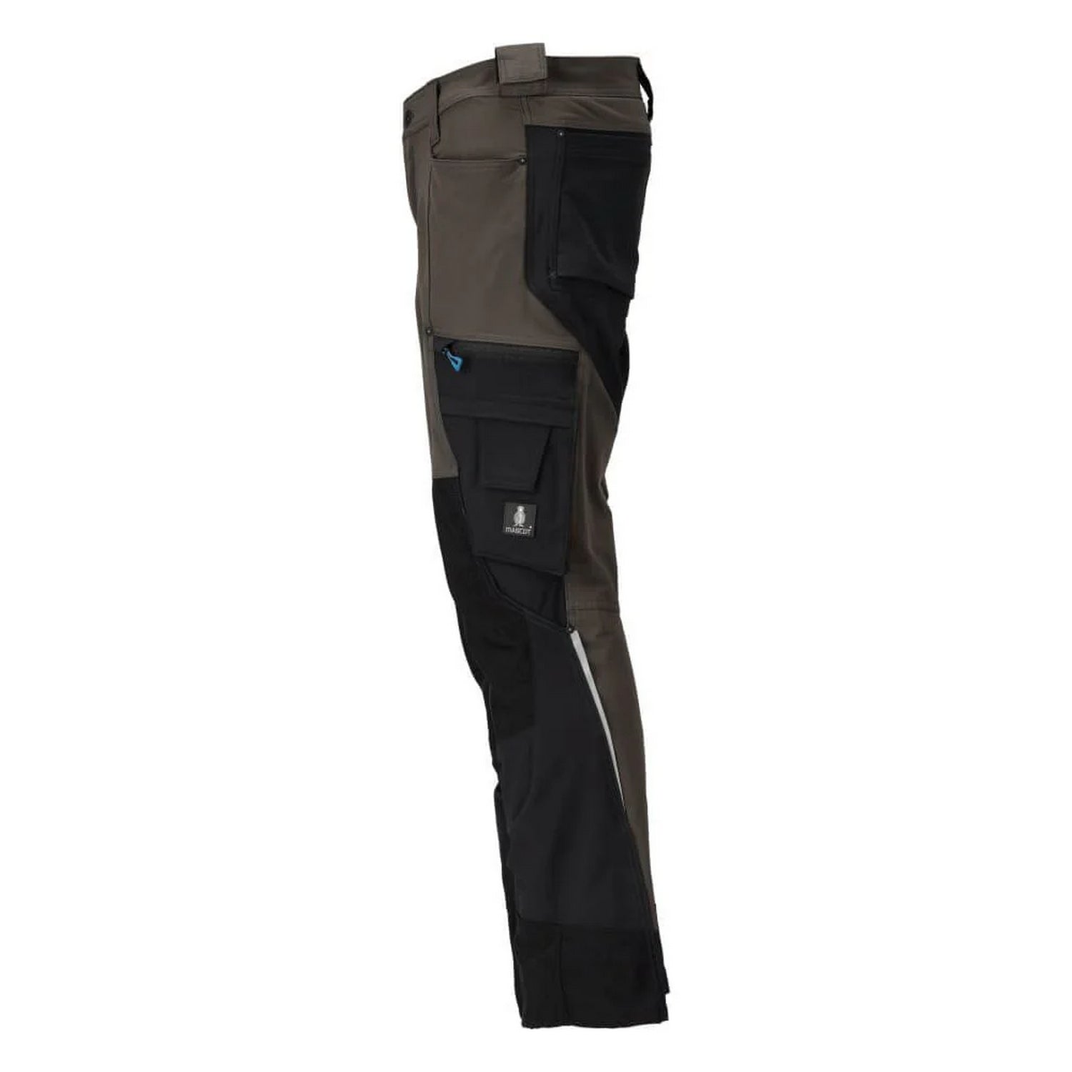 Dark Anthracite-Black - Side - Mascot Mens Advanced Knee Pad Pockets Work Trousers