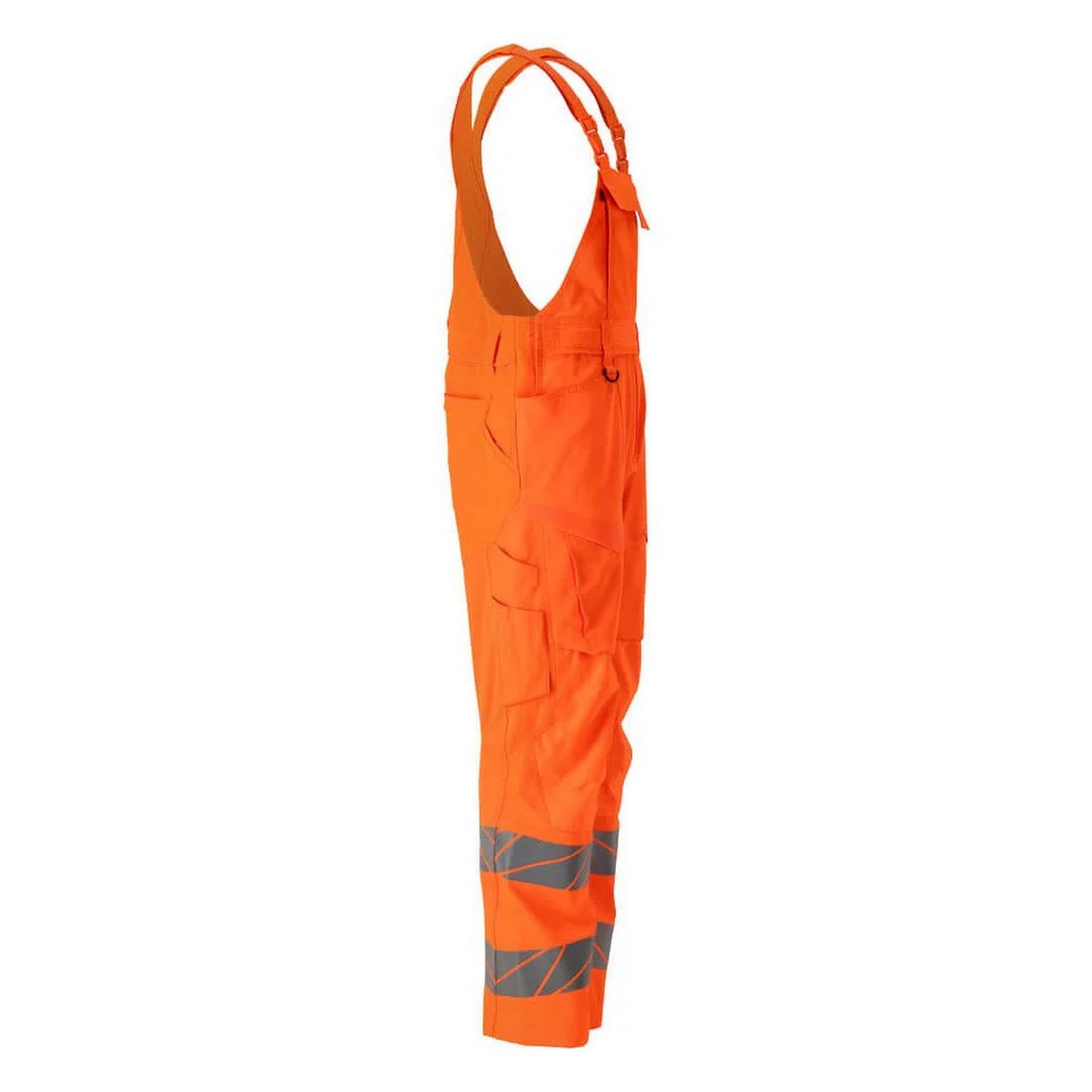Hi Vis Orange - Back - Mascot Mens Accelerate Safe Bib And Brace Overall