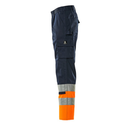 Navy-Orange - Lifestyle - Mascot Mens Patos Safe Complete Hi-Vis Work Trousers