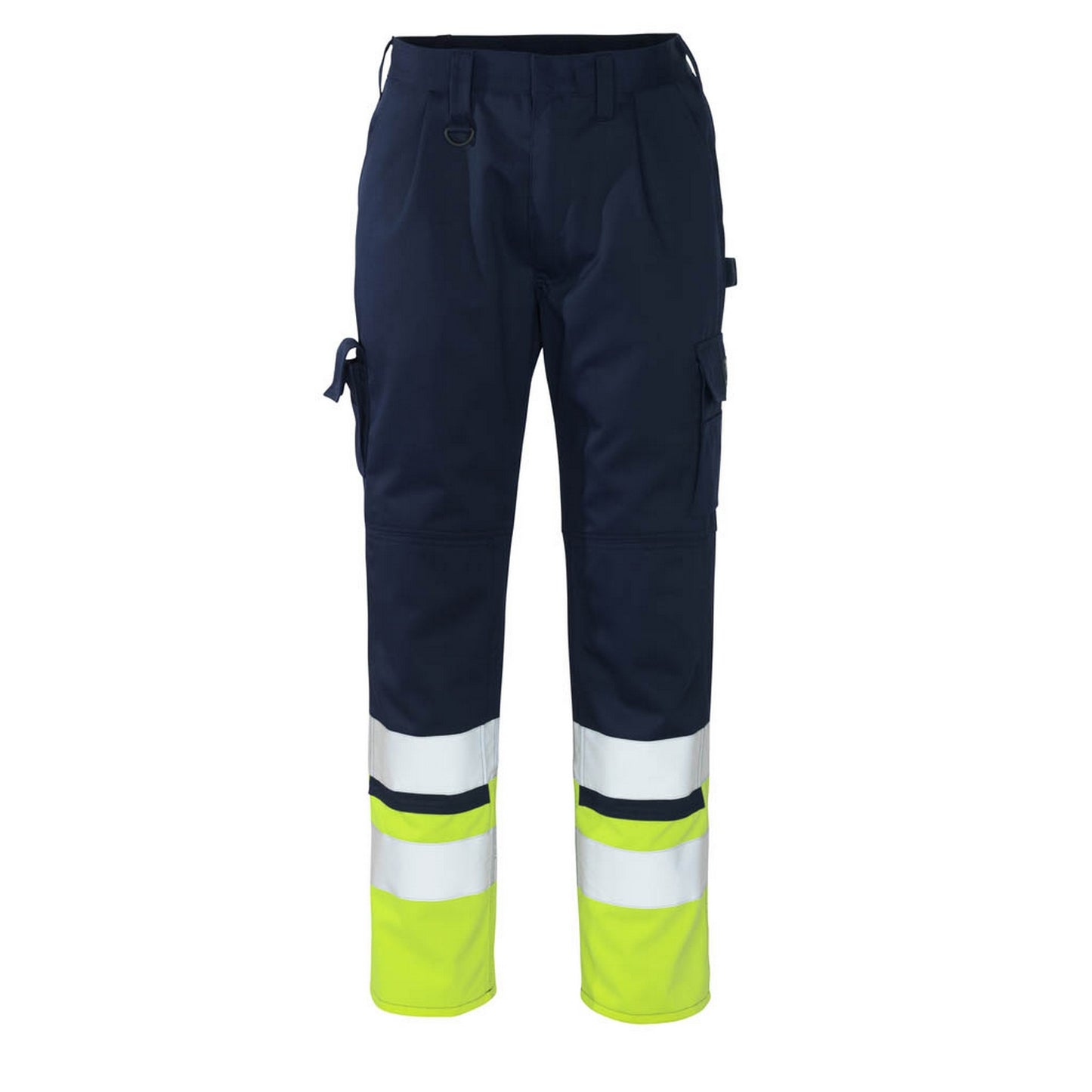 Navy-Yellow - Front - Mascot Mens Patos Safe Complete Hi-Vis Work Trousers