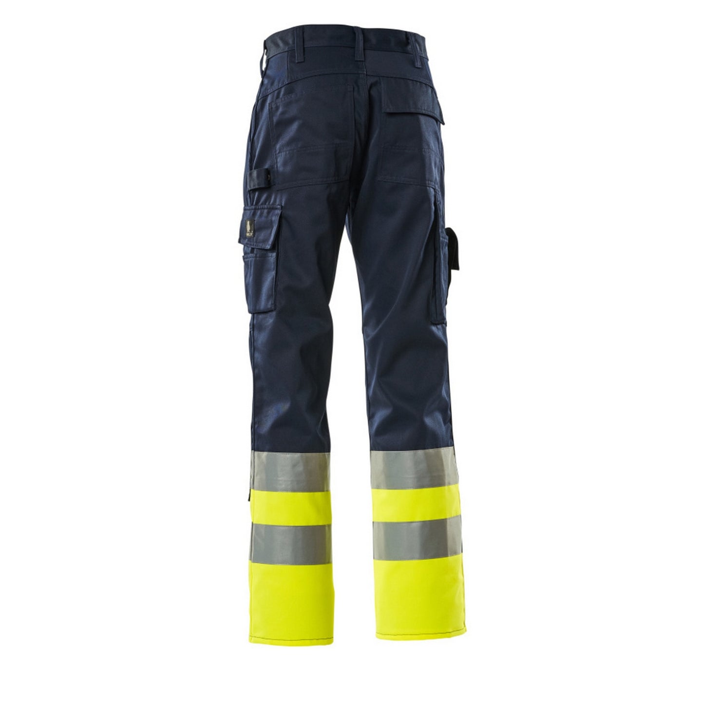 Navy-Yellow - Back - Mascot Mens Patos Safe Complete Hi-Vis Work Trousers