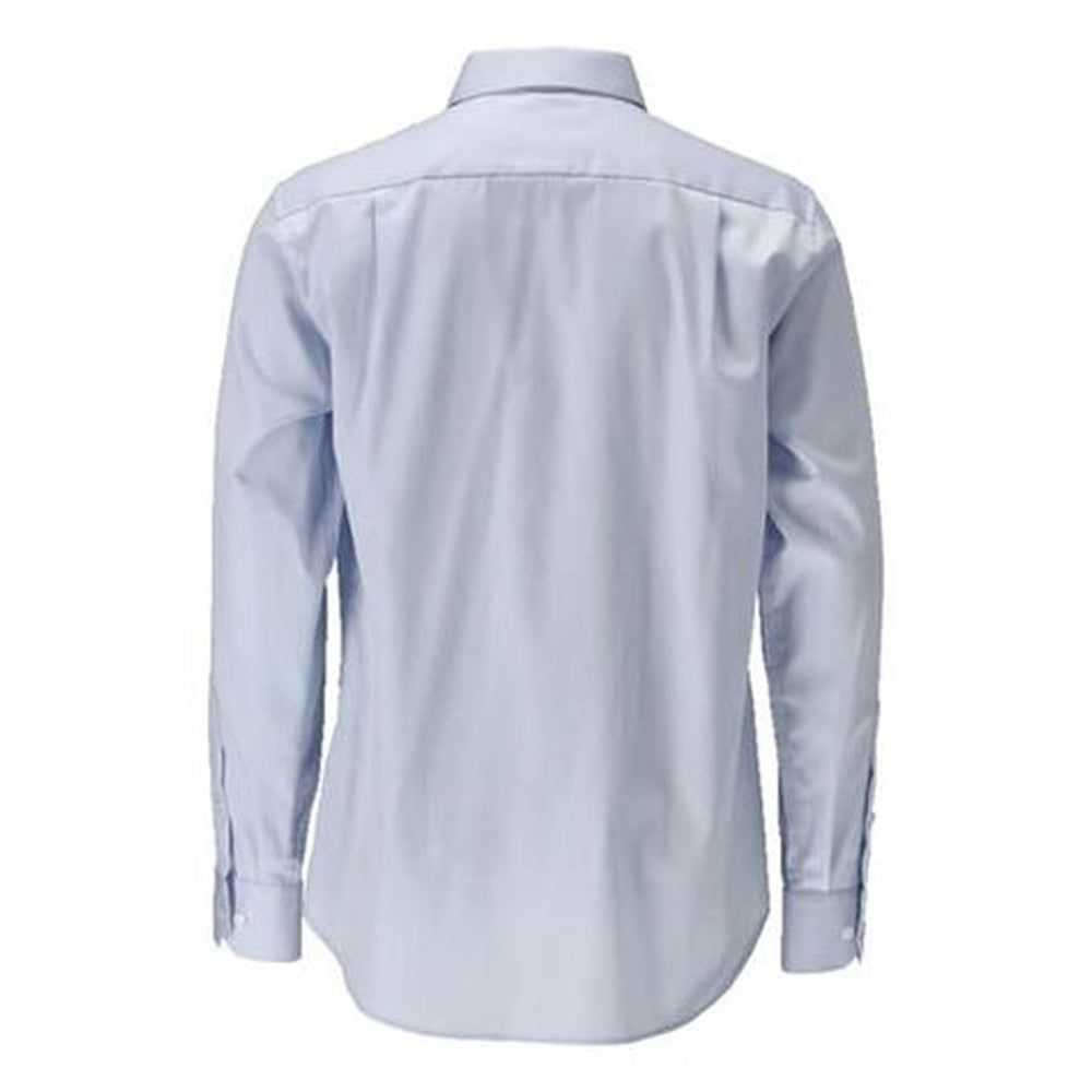 Light Blue - Back - Mascot Mens Frontline Poplin Modern Shirt
