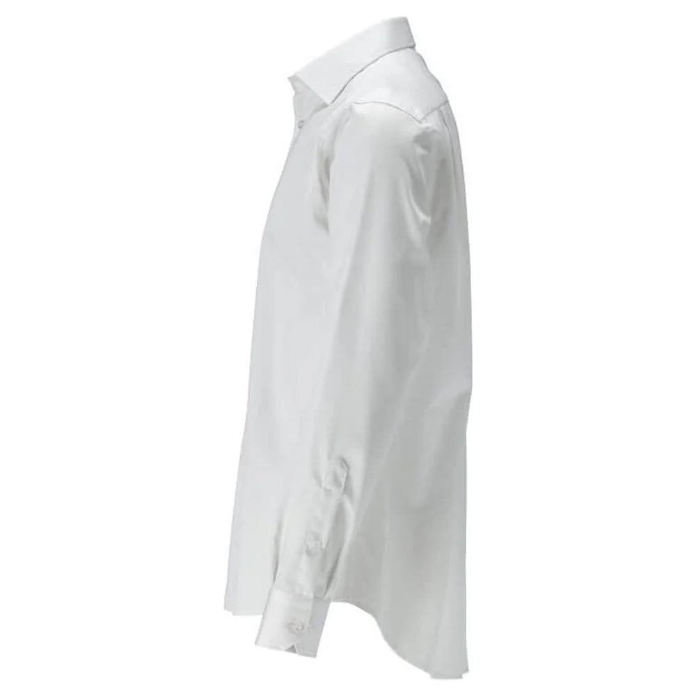 White - Side - Mascot Mens Frontline Poplin Modern Shirt
