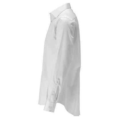White - Side - Mascot Mens Frontline Poplin Modern Shirt