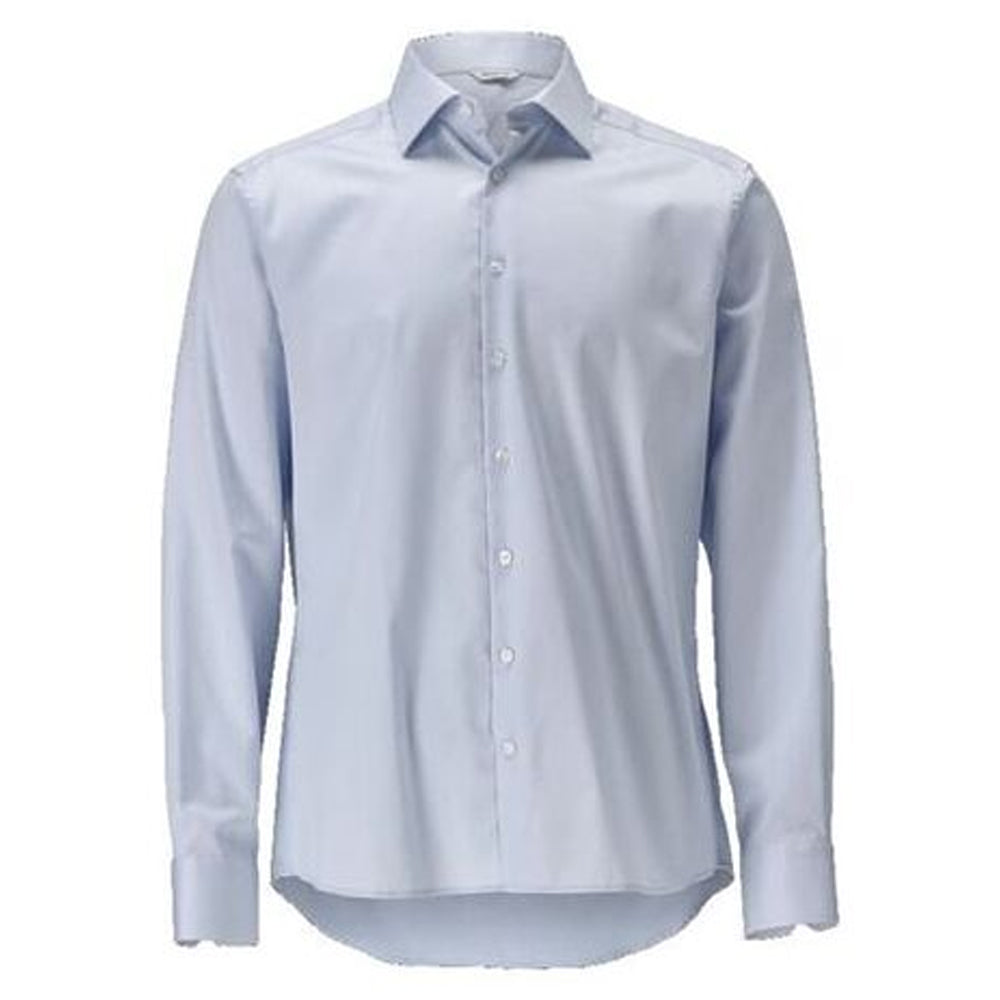 Light Blue - Front - Mascot Mens Frontline Poplin Modern Shirt