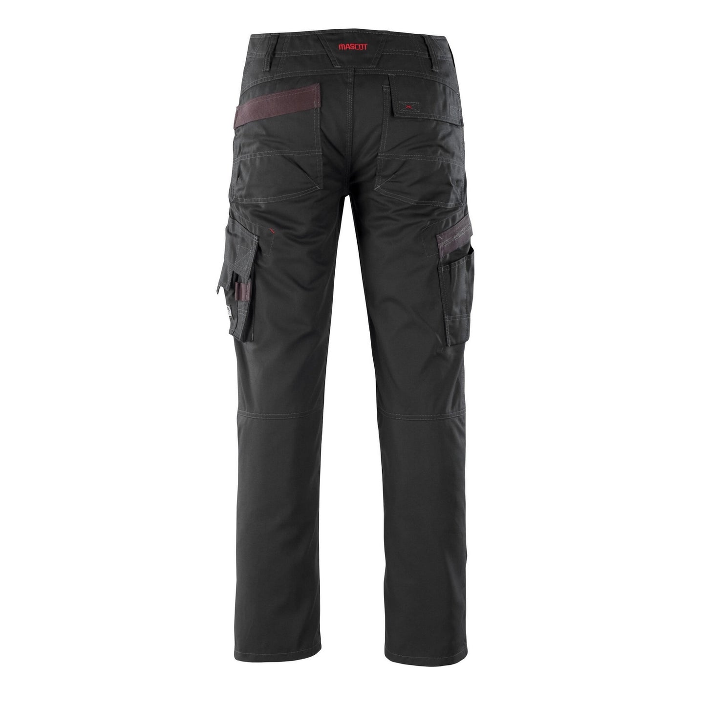 Black - Back - Mascot Mens Rhodos Frontline Reflection Work Trousers