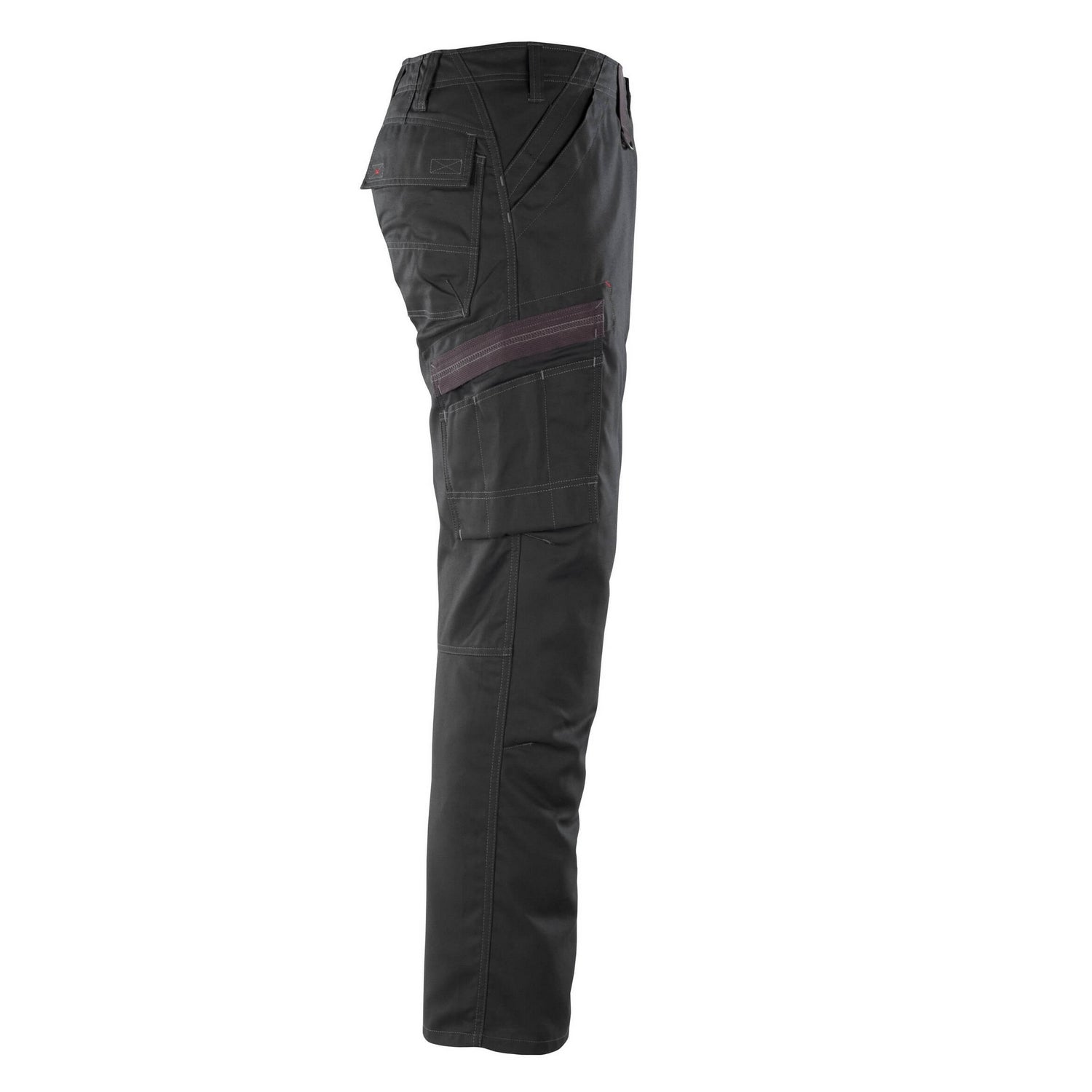 Black - Side - Mascot Mens Rhodos Frontline Reflection Work Trousers
