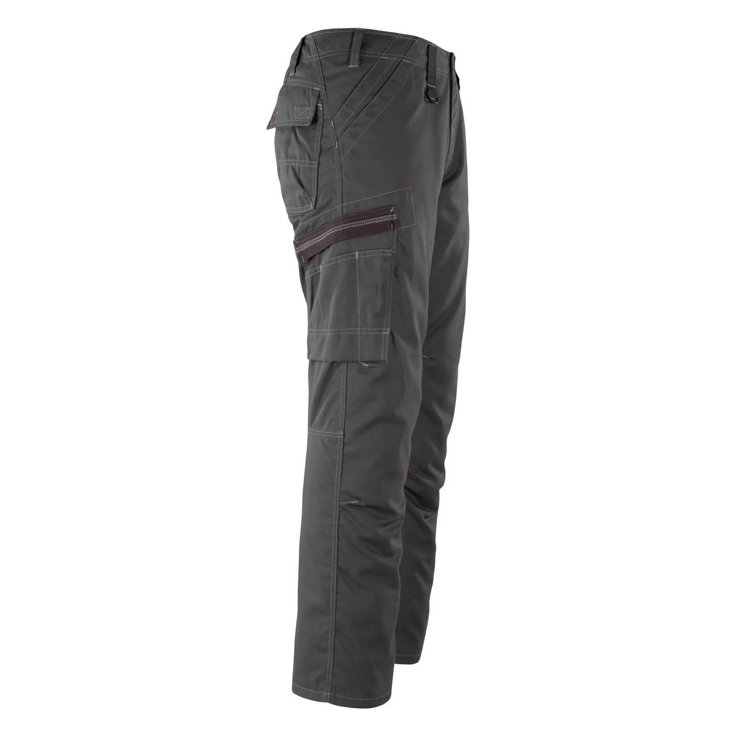 Dark Anthracite - Back - Mascot Mens Rhodos Frontline Reflection Work Trousers