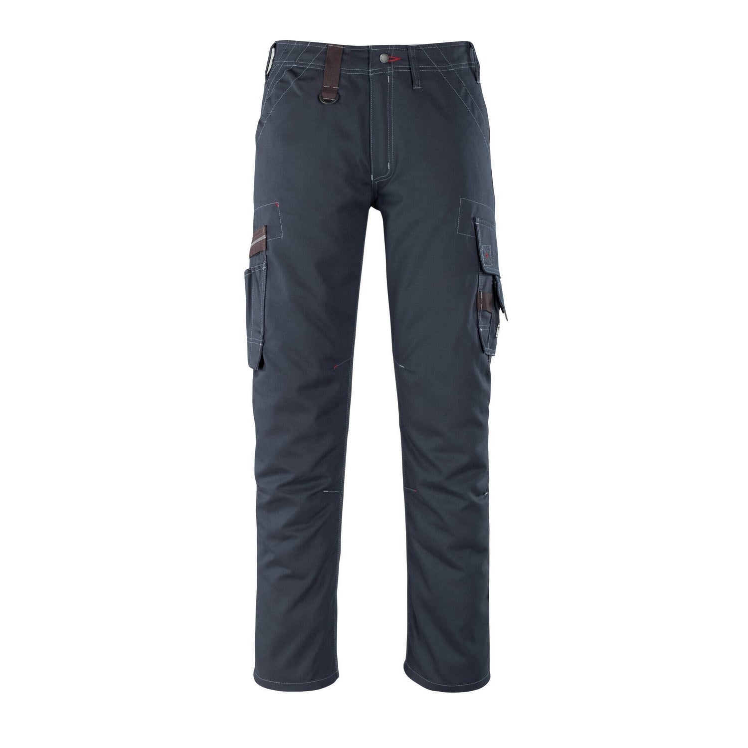Dark Navy - Front - Mascot Mens Rhodos Frontline Reflection Work Trousers