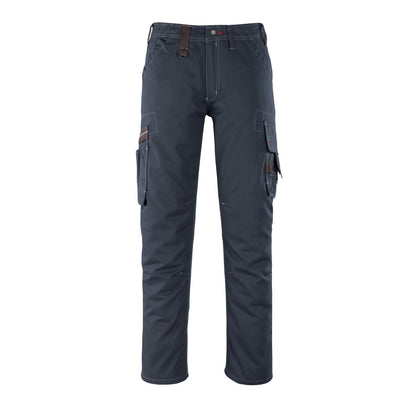 Dark Navy - Front - Mascot Mens Rhodos Frontline Reflection Work Trousers