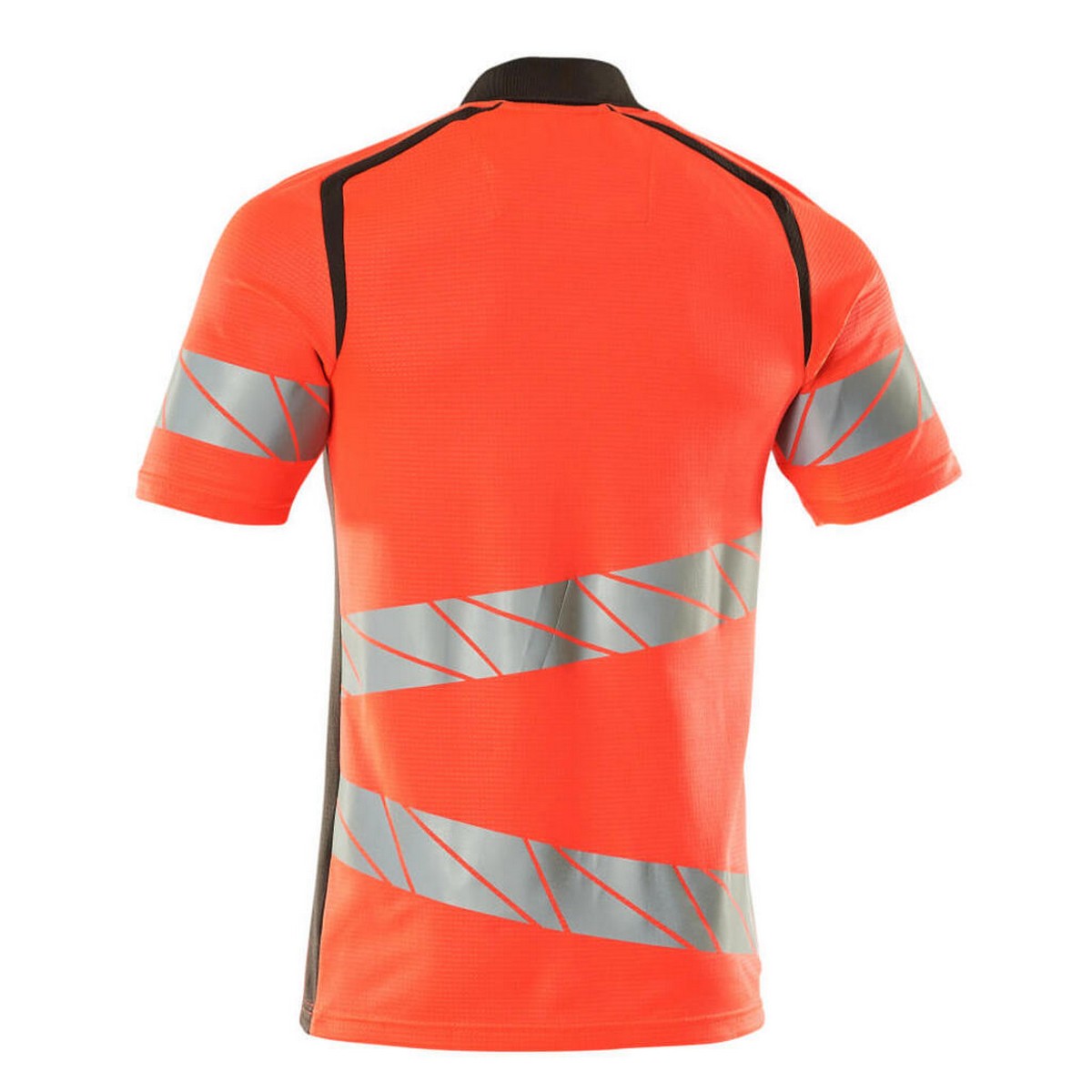 Hi Vis Red-Dark Anthracite - Back - Mascot Mens Accelerate Safe Hi-Vis Polo Shirt
