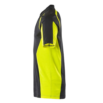 Black-Yellow - Lifestyle - Mascot Mens Accelerate Safe Hi-Vis Polo Shirt