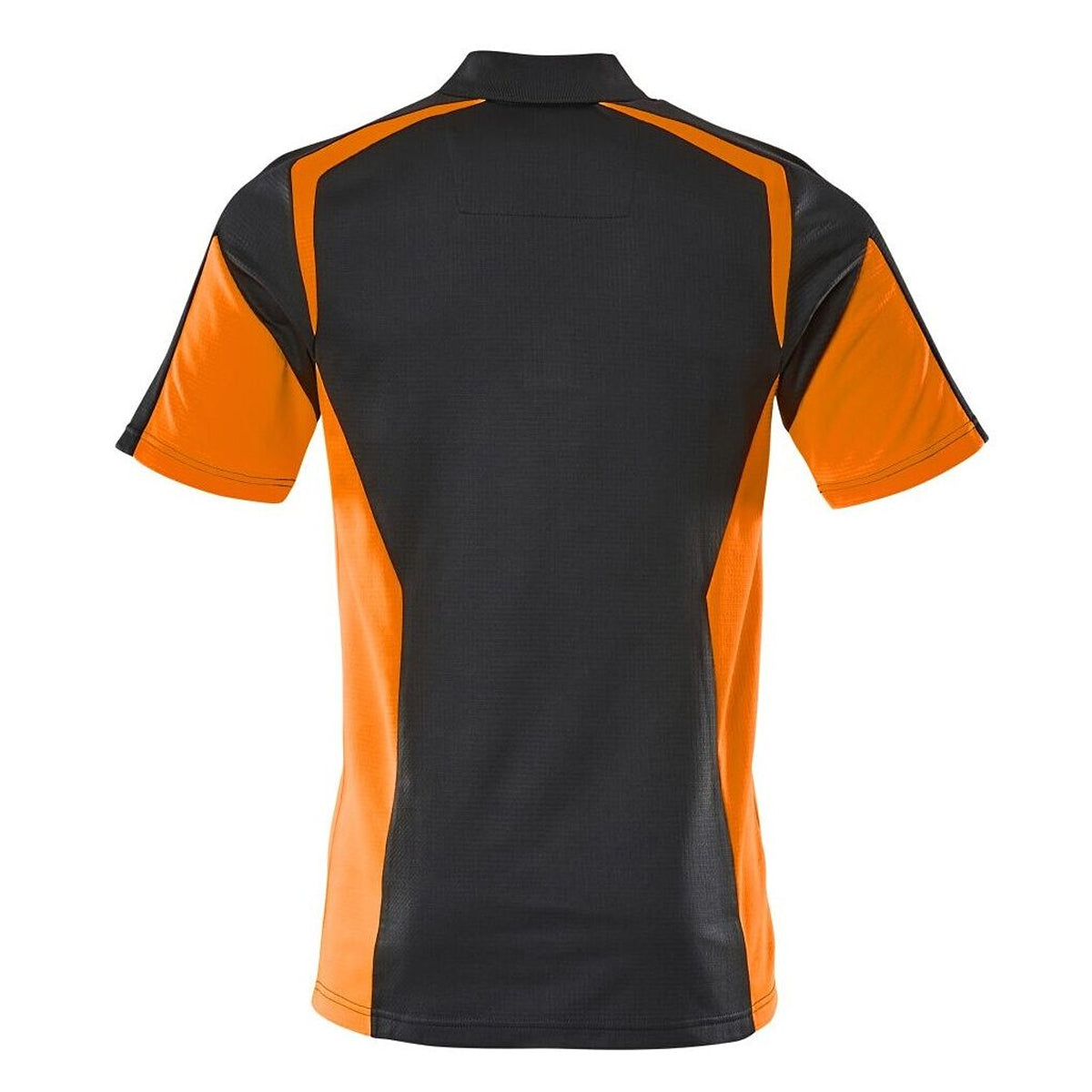 Dark Navy-Orange - Back - Mascot Mens Accelerate Safe Hi-Vis Polo Shirt