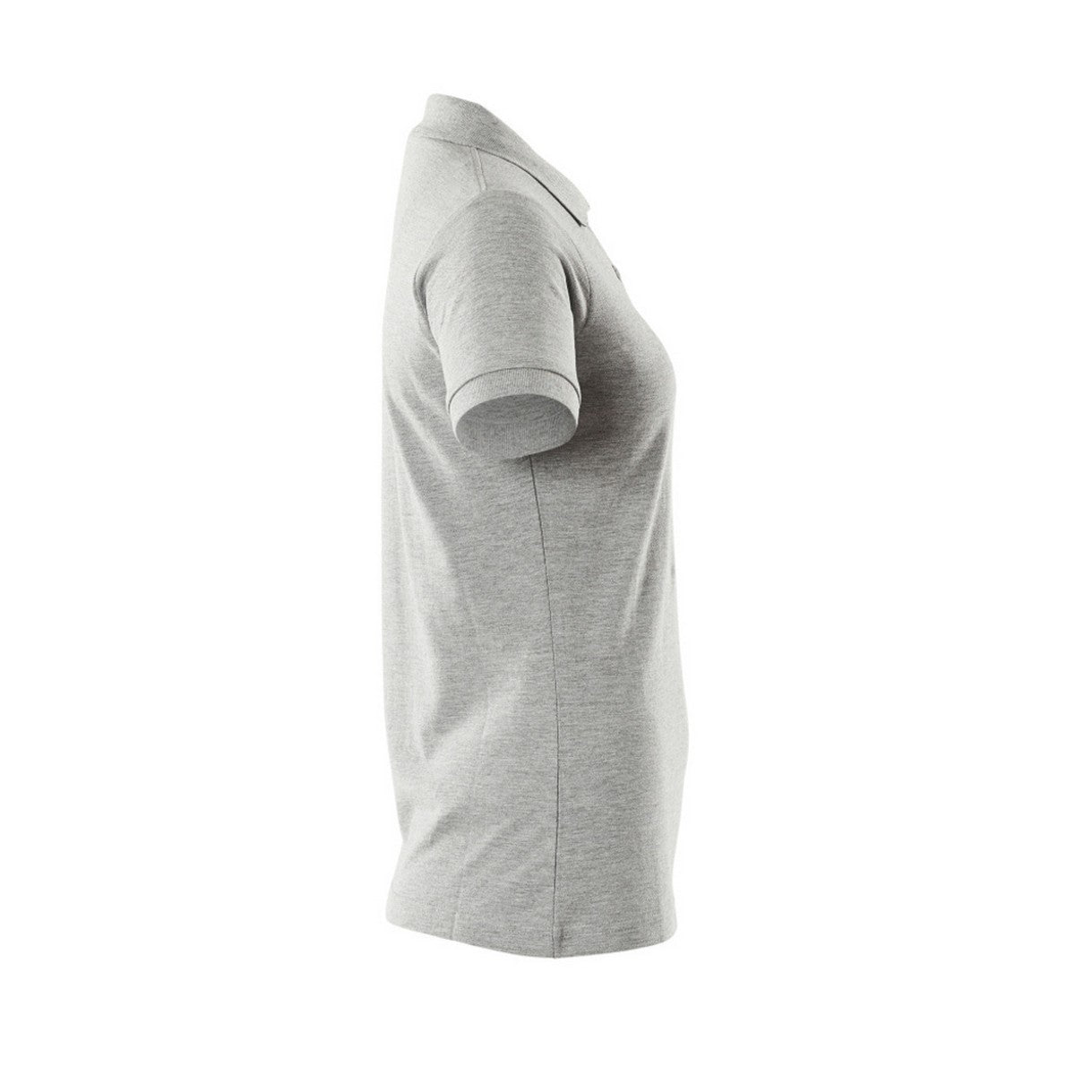 Grey - Side - Mascot Womens-Ladies Crossover Polo Shirt