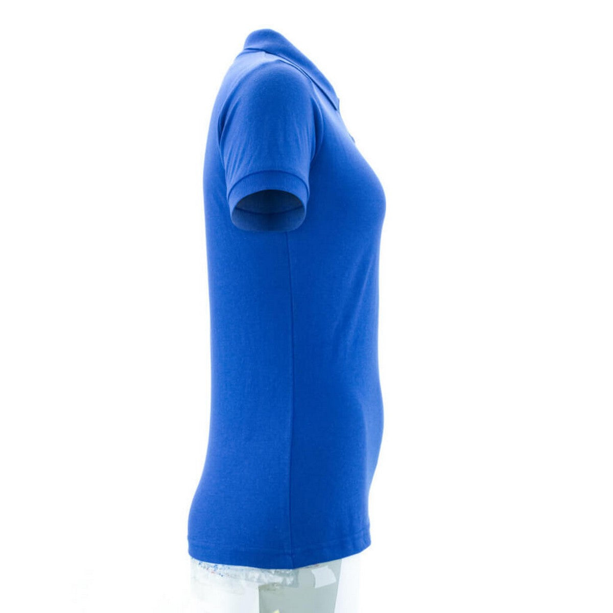 Royal Blue - Side - Mascot Womens-Ladies Crossover Polo Shirt