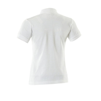 White - Back - Mascot Womens-Ladies Crossover Polo Shirt