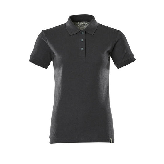 Dark Navy - Front - Mascot Womens-Ladies Crossover Polo Shirt