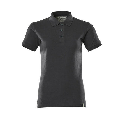 Dark Navy - Front - Mascot Womens-Ladies Crossover Polo Shirt