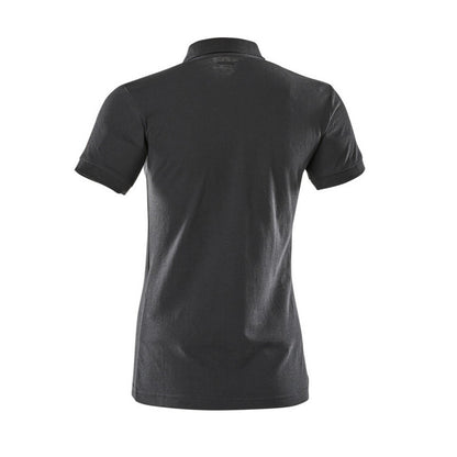Dark Navy - Back - Mascot Womens-Ladies Crossover Polo Shirt